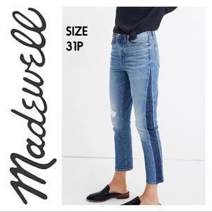 MADEWELL True High Rise Boy Jeans Size 31P